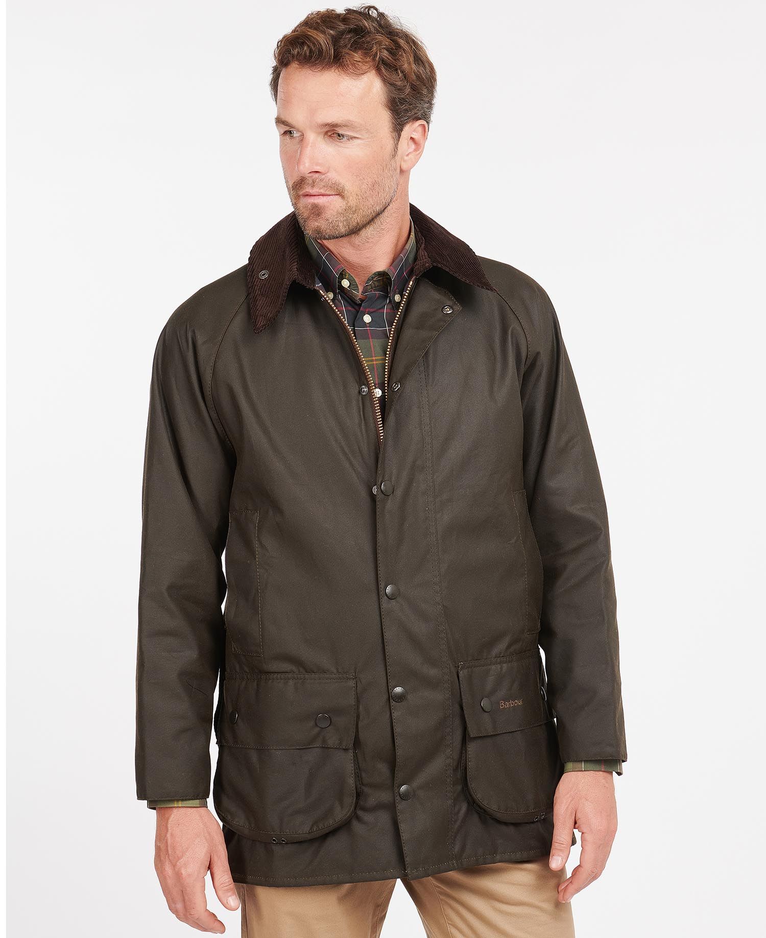 Diverse maximaliseren Aanpassing Barbour Classic Beaufort Wax jas - Olive - Hunting Europe