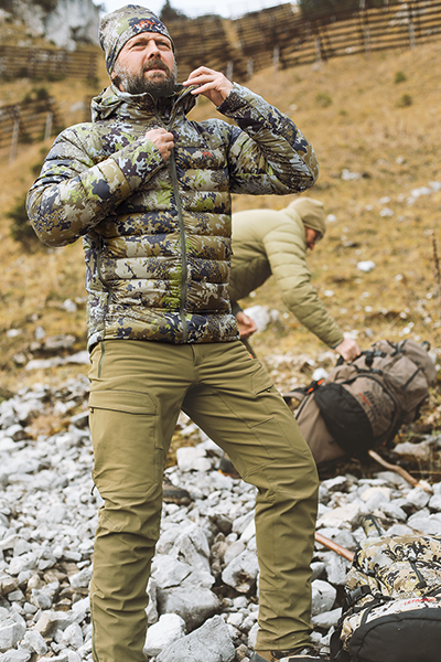 Blaser Veste de chasse HunTec Camouflage – Veste d'hiver matelassée pour la  chasse – Veste de chasse doublée Camo – Veste d'extérieur imperméable pour