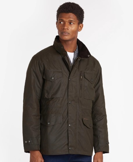 Barbour Sapper Wax Jas - Olive - Hunting Europe