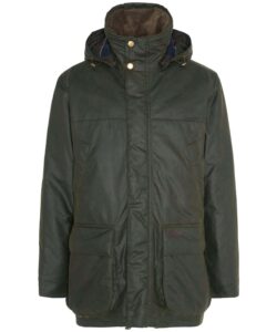 Barbour Classic Beaufort Wax jacket - Olive - Hunting Europe