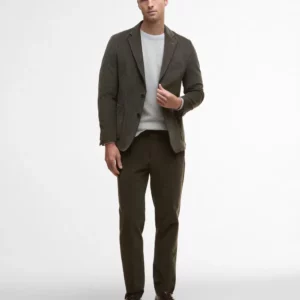 Men's Barbour Wallington Cord Blazer - Olive