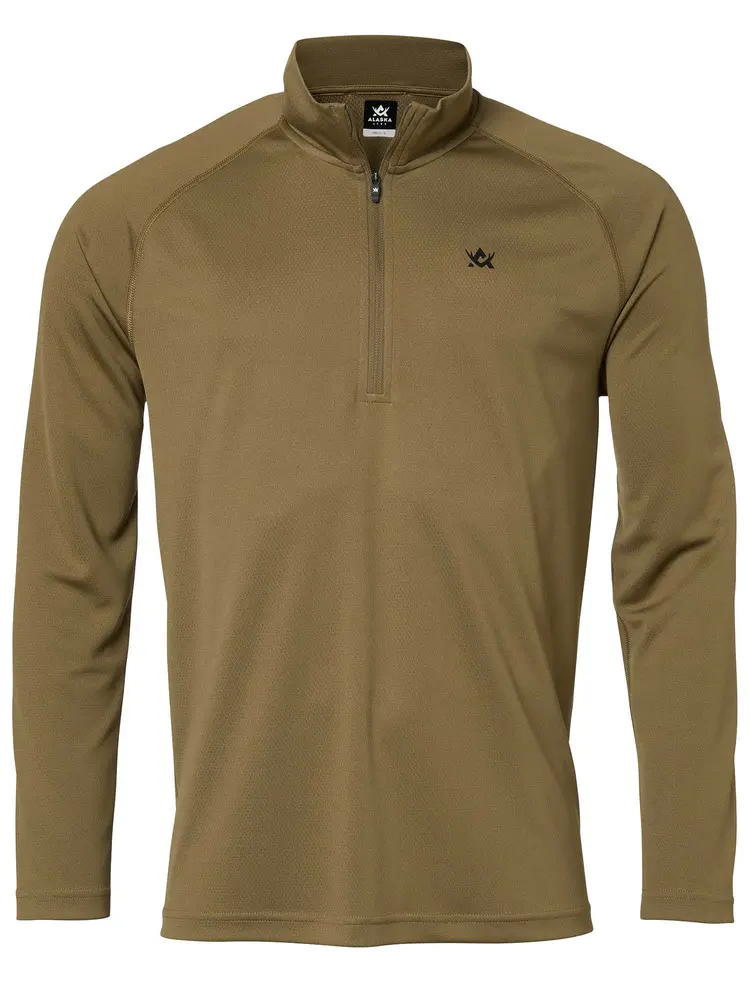 Alaska CoolDry Ms Half-Zip Gravel