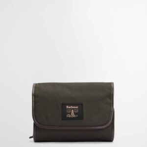 Barbour Wax Hanging Washbag