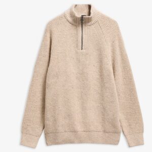 Men's Barbour Essentials Fleck Half Zip Jumper