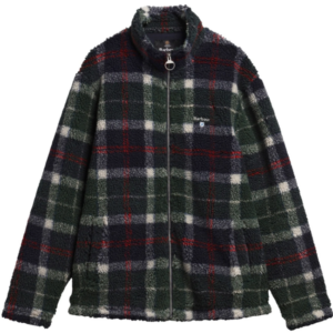 Barbour Fleece Tartan Fle-evergreen tartanece Zip Through