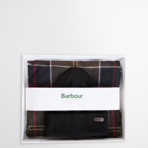 Coffret cadeau Barbour Swinton comprenant un bonnet et une écharpe_1